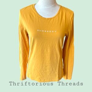 Burberry Women's Crewneck Long Sleeve Tee